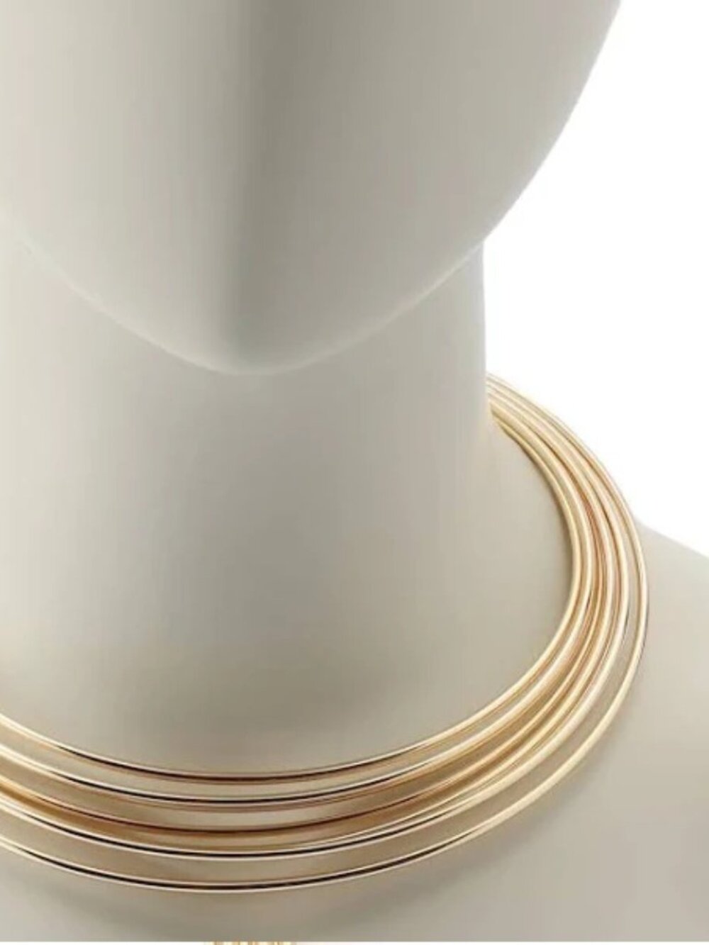 Robert Lee Morris Soho Layered Wire Collar Necklace, OS - Picture 5 of 5